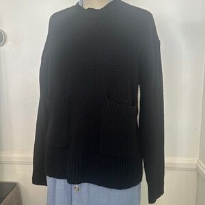 Zara Black Knit Sweater oversized